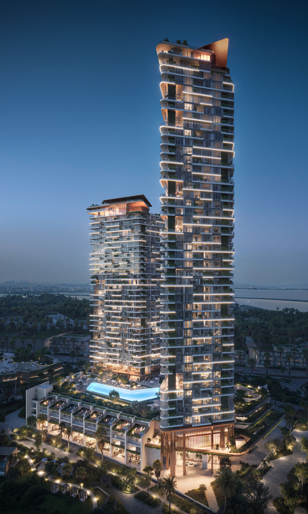 Soulever — Twin Towers at Night